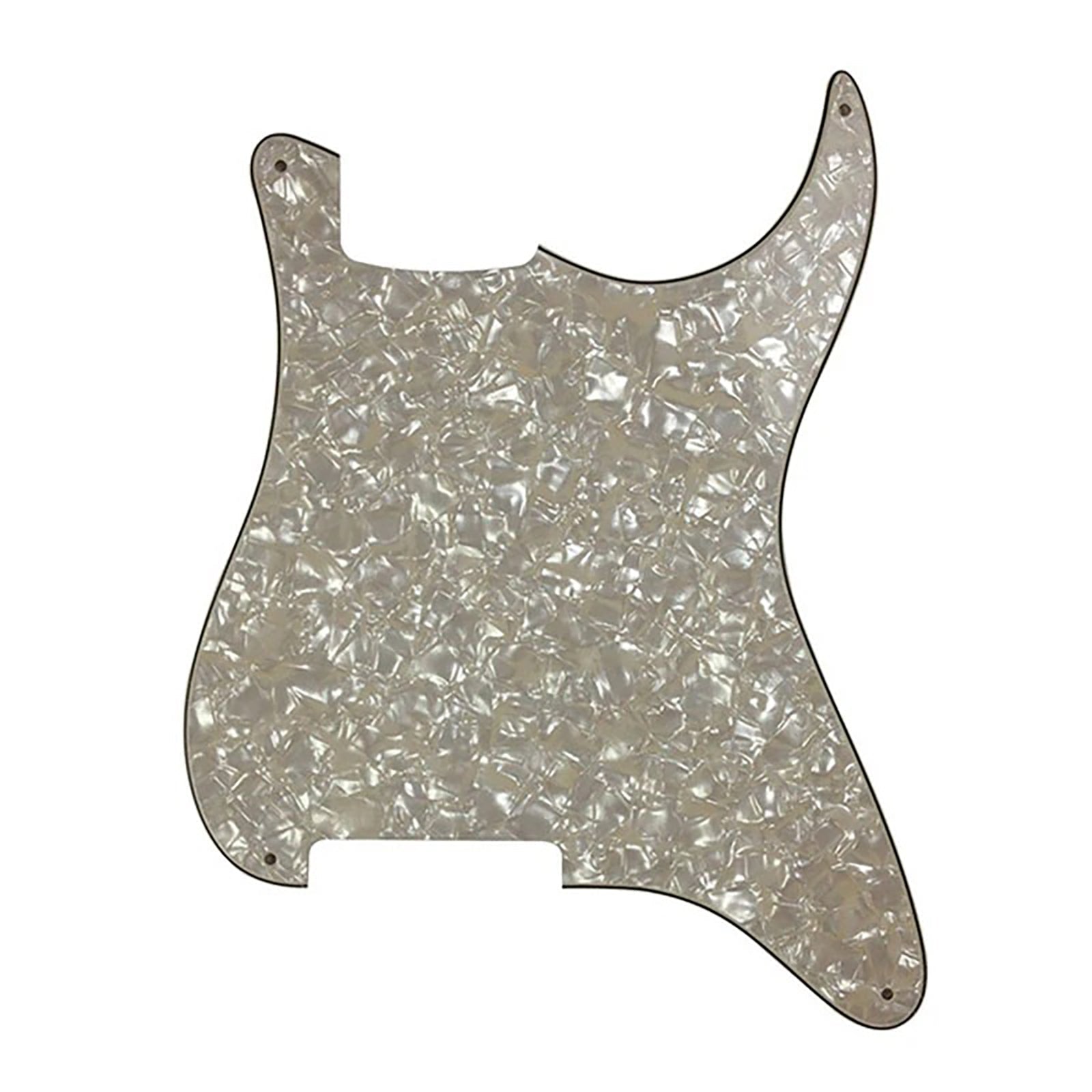Strat Pickguard No Holes - 4-Ply Parchment Pearl - Ploutone