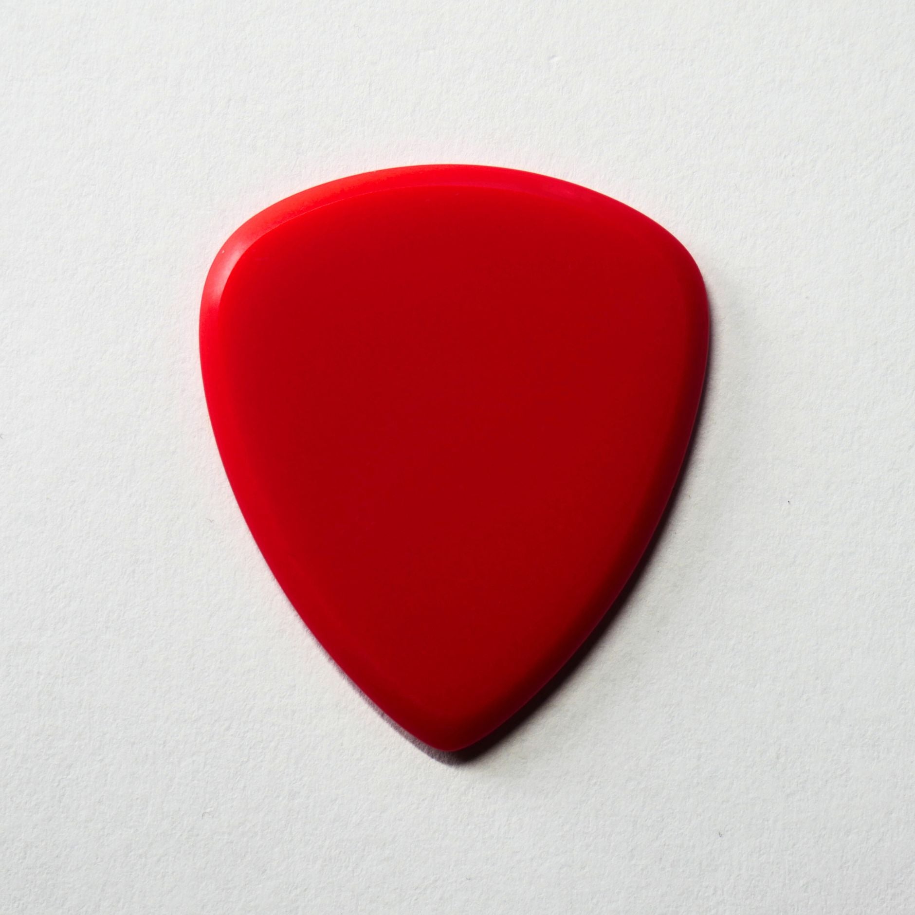 Northern Ghost Plectrums Handmade Acrylic Guitar Pick - 2.5mm Red Standard 351 - Ploutone