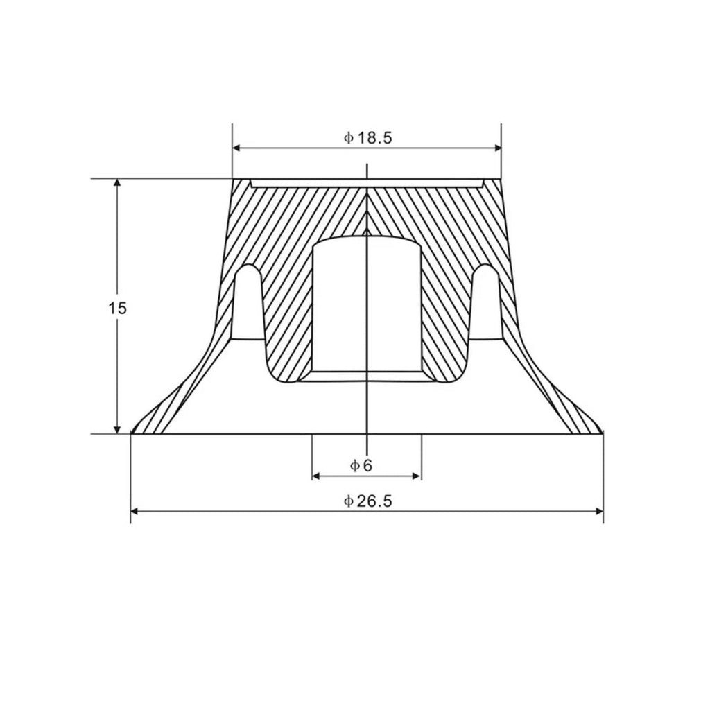 Brown & Silver Reflector Top Hat Knobs for Les Paul, SG, Epiphone