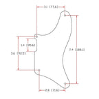 Cabronita Telecaster Pickguard - 10+ Colors - Ploutone