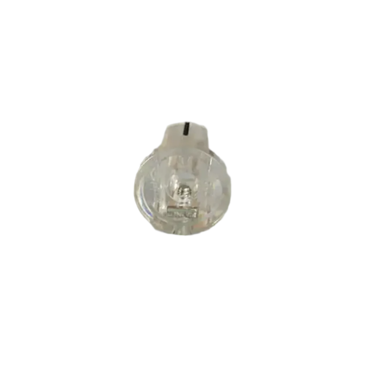Clear Davies 1510 Style Pointer Knobs - 1/4" Set Screw for Amps & Pedals (Set of 10) - Ploutone
