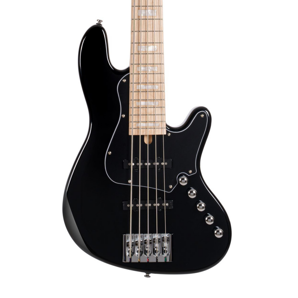 Cort Elrick NJS Series 5-String Bass Guitar Black - Ploutone