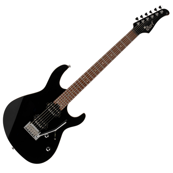 Cort G300 Pro Series Double Cutaway 6-String Electric Guitar - Black - Ploutone