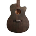 Cort Core Series Solid Spruce Acoustic-Electric Guitar - Open Pore Trans Black - Ploutone