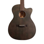 Cort Core Series Solid Spruce Acoustic-Electric Guitar - Open Pore Trans Black - Ploutone