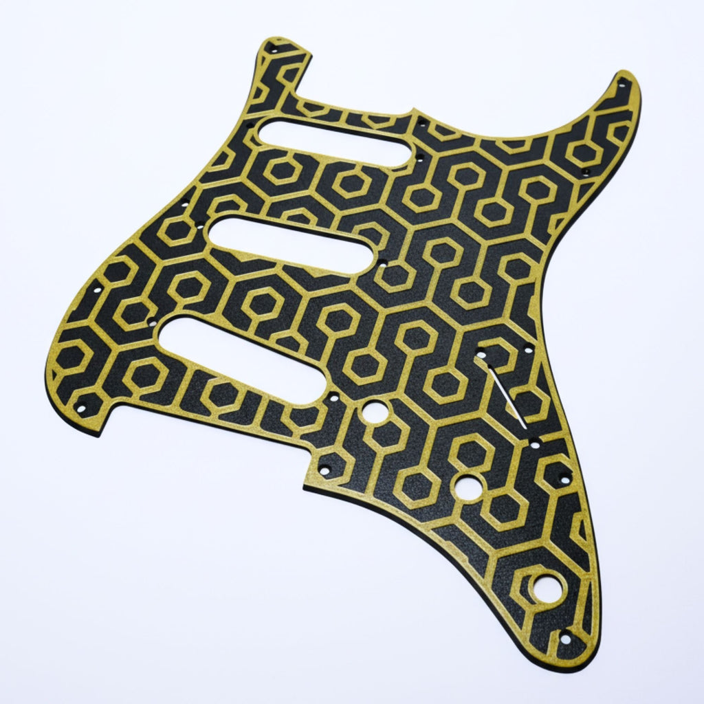 Custom 11-Hole Strat Pickguard – Artisan Series Frigate - Ploutone