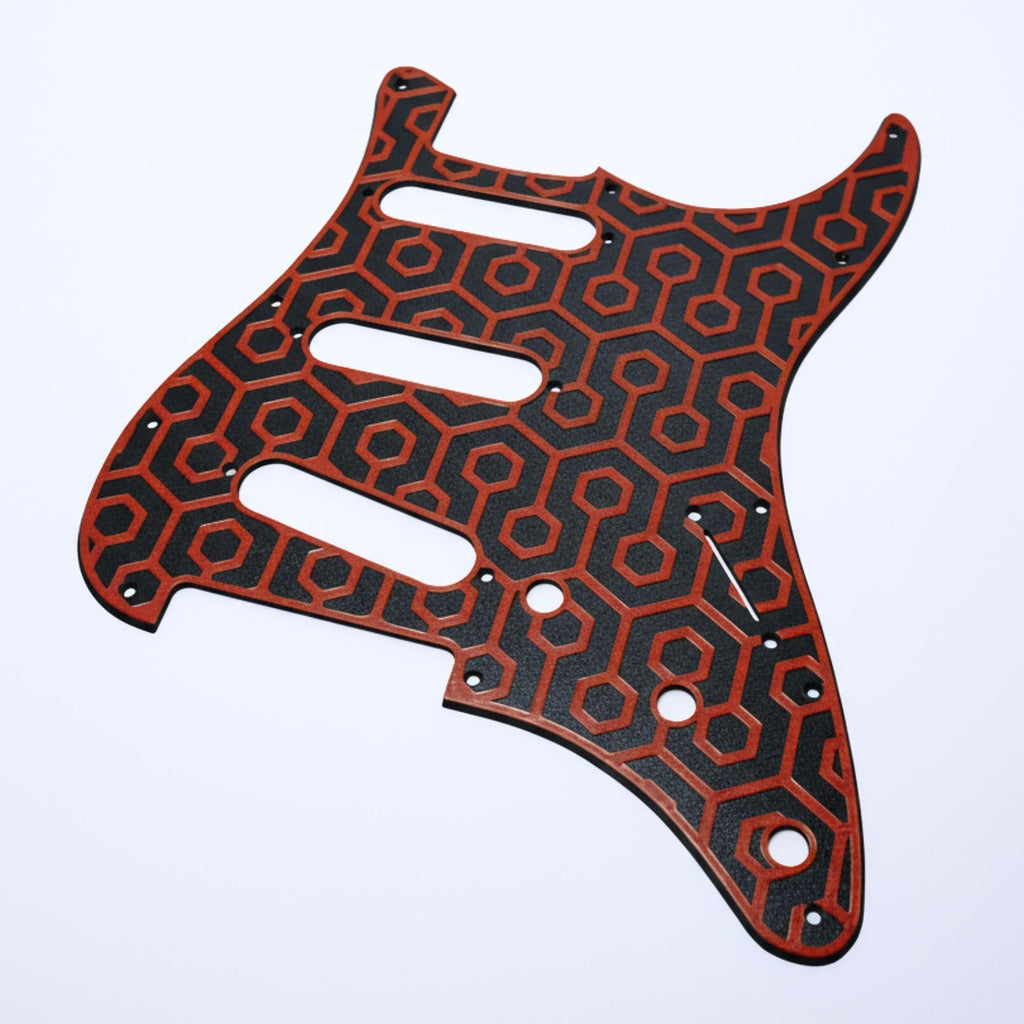 Custom 11-Hole Strat Pickguard – Artisan Series Frigate - Ploutone