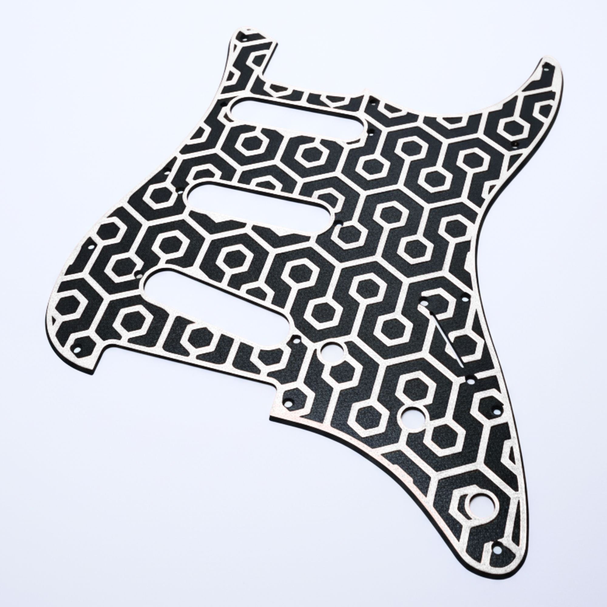 Custom 11-Hole Strat Pickguard – Artisan Series Frigate - Ploutone