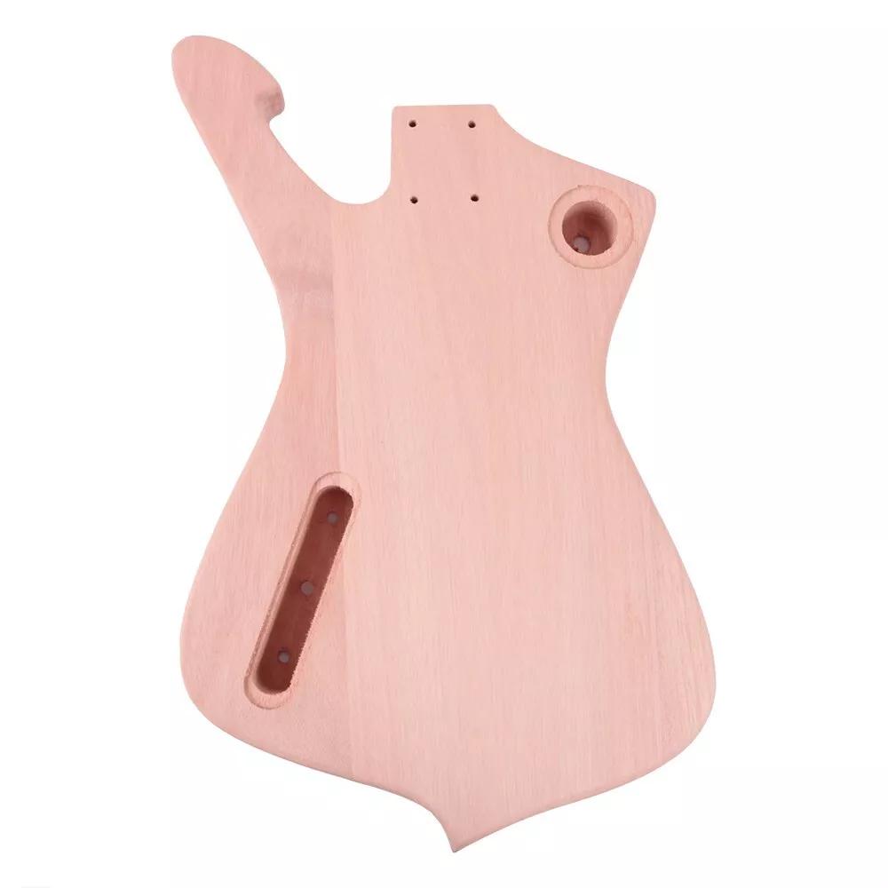 7-String DIY Iceman-Style Electric Guitar Kit - Mahogany Body - Ploutone