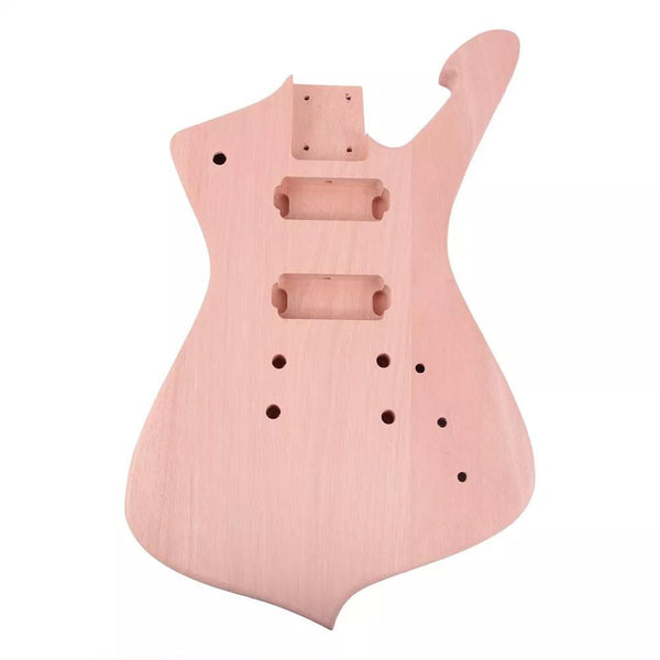 DIY 7String Electric Guitar Kit Rosewood Fingerboard Block Inlays Mahogany Body  from Ploutone