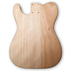 DIY Semi Hollow Tele Guitar Kit - Birdseye Maple Veneer Top - Ploutone