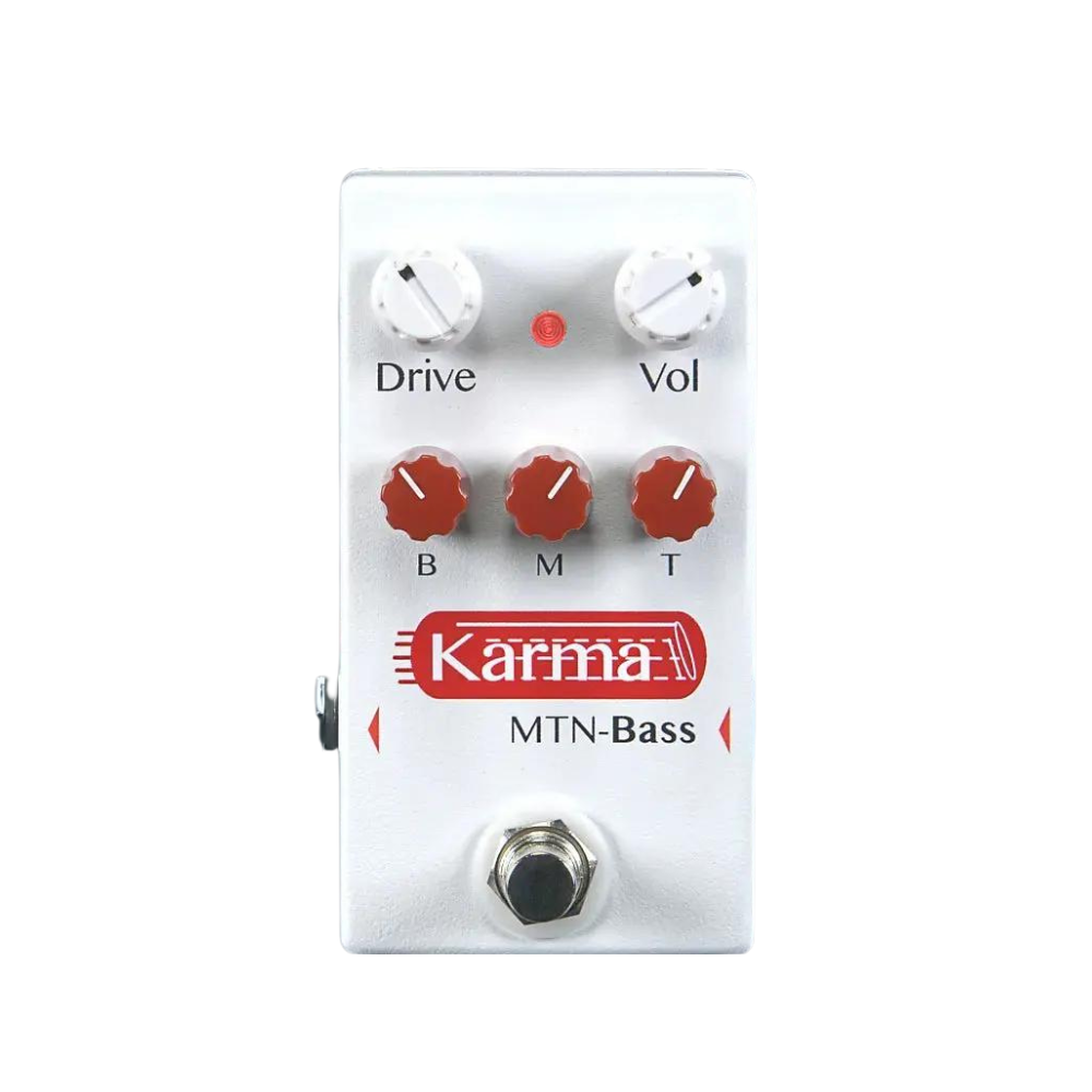 Karma Guitar Amps MTN-Bass Overdrive Distortion Effect Pedal - Ploutone