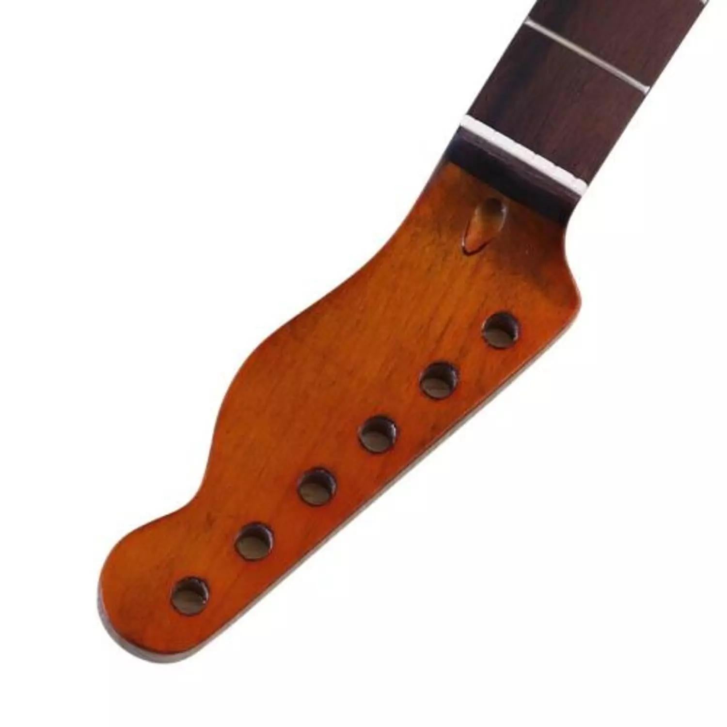 Roasted Maple Tele-Style Guitar Neck, 9.5" Radius, Rosewood Fretboard - Ploutone