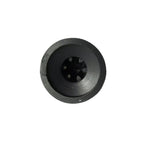 Fender Amp Skirted Knobs - Black with Silver Cap (Set of 12) - Ploutone