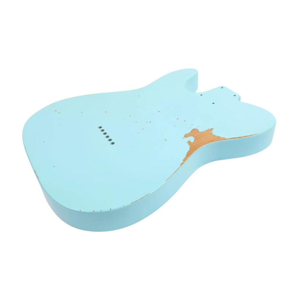 Finished Telecaster Body - Relic Sonic Blue – Ploutone