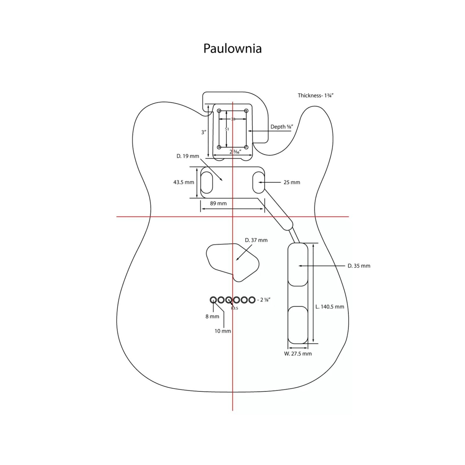 Finished Telecaster Body - Seafoam Green - Ploutone