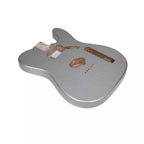 Finished Telecaster Body - Silver Sparkle - Ploutone