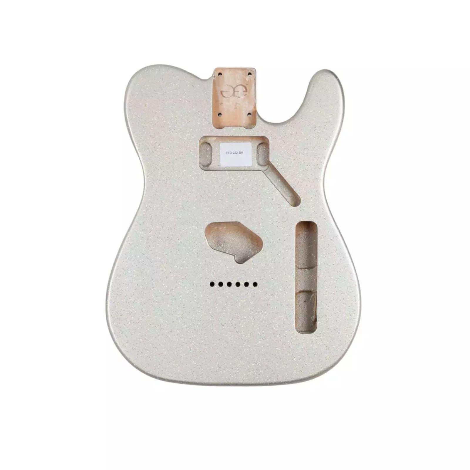 Finished Telecaster Body - Silver Sparkle – Ploutone