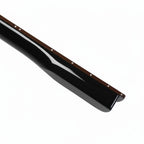 Fretless Strat-Style Guitar Neck, Black Gloss Maple, Rosewood Fretboard - Ploutone