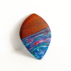 GT Plectrums USA Handmade Hybrid Wood & Resin Guitar Pick 3.5mm - Ploutone