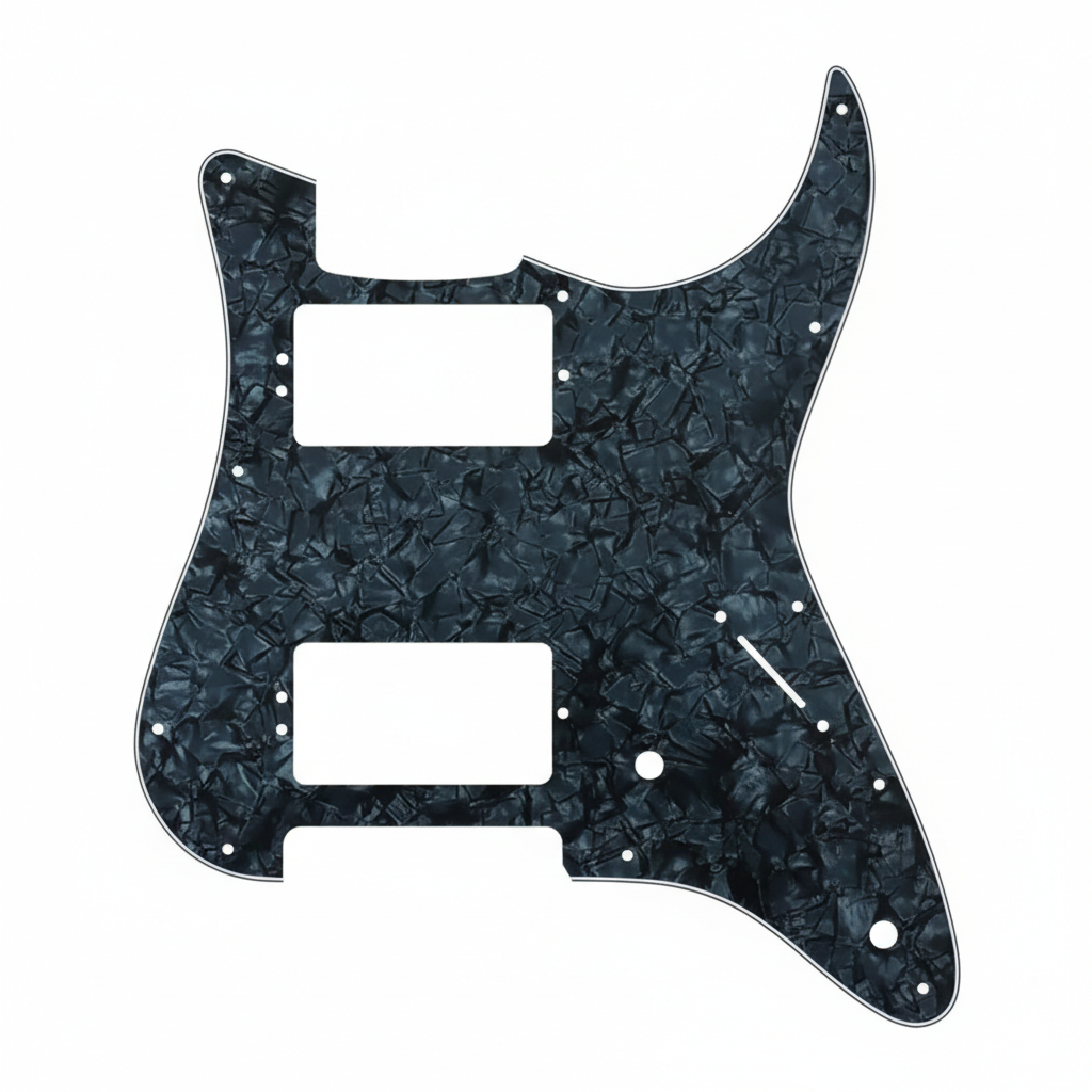 Kiesel Delos HH Pickguard - 4-Ply Black Pearl  from Ploutone