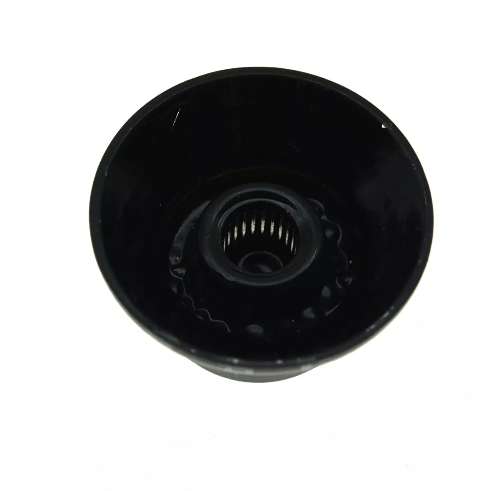 Epiphone Les Paul Black Bell Knobs - 18 Spline (Set of 4), Fits Metric Split Shafts (SG, ES-335, Sheraton) - Ploutone