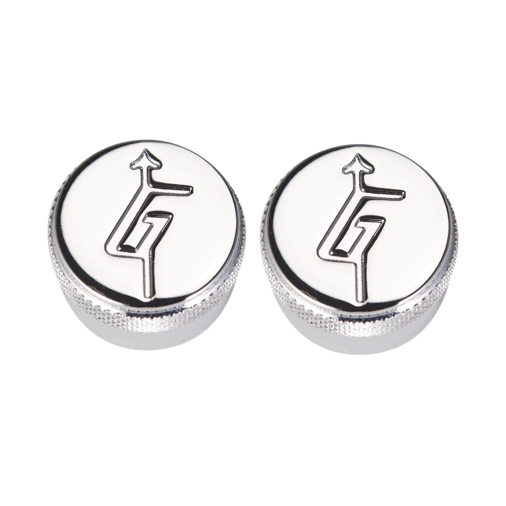 Gretsch "G" Arrow Knobs - Multiple Colors Chrome Set of 2 - Ploutone
