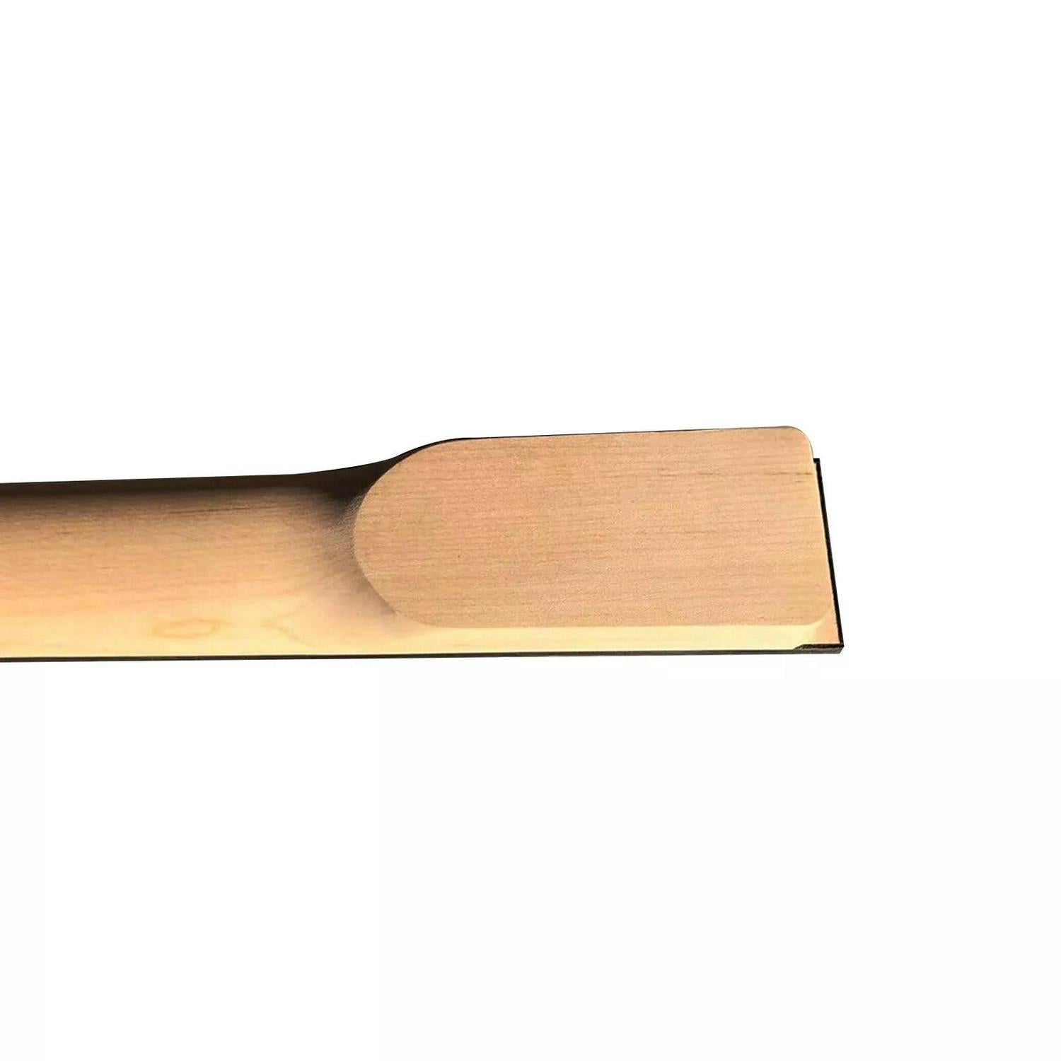 24 Fret Superstrat Guitar Neck – Maple, Shark Fin Inlays, Black Binding, 25.5" Scale, Locking Nut Style, 56mm Bolt-On Heel, Unfinished - Ploutone