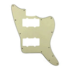 Jazzmaster HH Pickguard - Pickup and Screw Holes Only (No Controls) - 3-Ply Mint Green - Ploutone