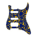 Fender Stratocaster HSS Pickguard (Open Humbucker) - Blue Pearl Shell HSS Stratocaster Pickguards from Ploutone