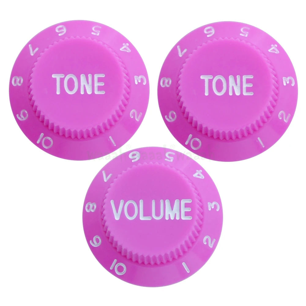 Electric Guitar Control Knobs, 24 Spline Imperial - Purple & White Default Title - Ploutone