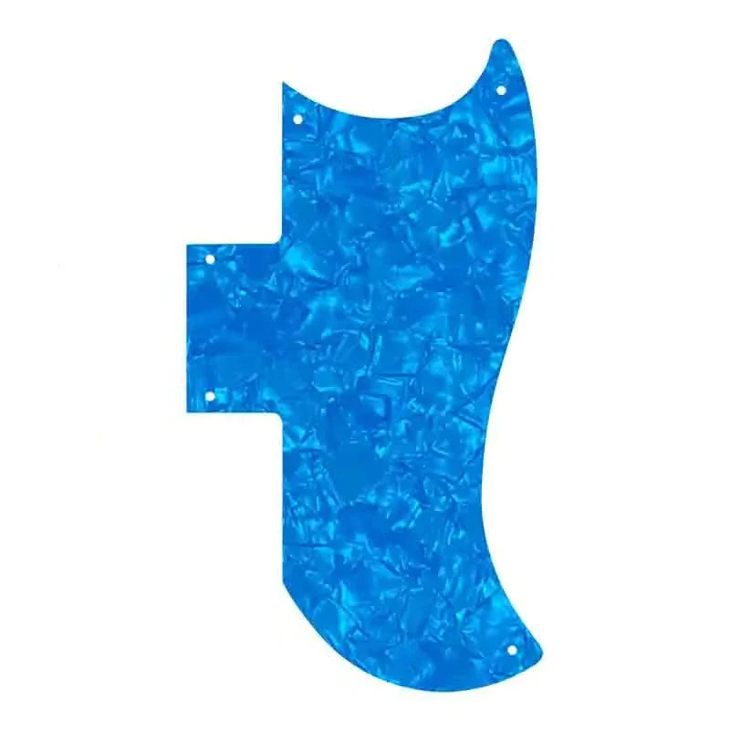 Gibson SG 61' Reissue Half Face Pickguard - 4-Ply Blue Pearl - Ploutone