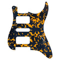 11-Hole HSH Strat Pickguard (No Control Holes) - 4-Ply Leopard Print - Ploutone