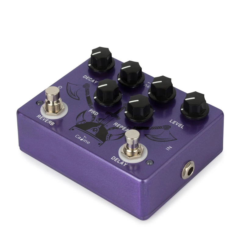 Caline CP-80 Ragnarok Digital Reverb and Analog Delay Guitar Effect ...