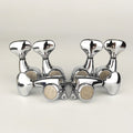 Guyker Guitar Machine Heads 3+3 Locking Tuners - Chrome Default Title - Ploutone