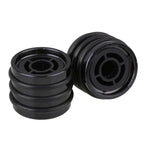 Chrome Alloy Guitar Knobs, 18 Spline Metric 6mm - Black Default Title - Ploutone