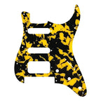 Floyd Rose Strat HSS Pickguard - 20+ Colors 4-Ply Yellow Tortoise - Ploutone