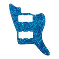 Jazzmaster HH Pickguard - Pickup and Screw Holes Only (No Controls) - 4-Ply Blue Pearl - Ploutone