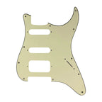 Fender Stratocaster HSS Pickguard (Open Humbucker) - 3-Ply Mint Green HSS Stratocaster Pickguards from Ploutone