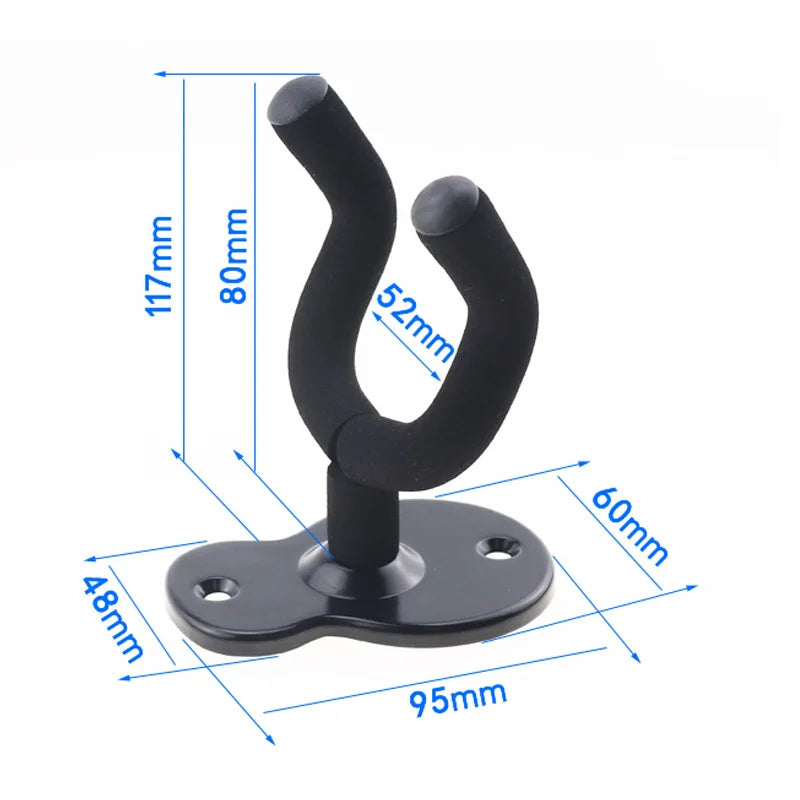 All-Metal Guitar Wall Mount - Ploutone