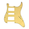 11-Hole HSH Strat Pickguard (No Control Holes) - 20+ Colors 3-Ply Cream - Ploutone