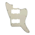 Jazzmaster HH Pickguard - Pickup and Screw Holes Only (No Controls) - 3-Ply Parchment - Ploutone