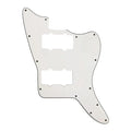 Jazzmaster HH Pickguard - Pickup and Screw Holes Only (No Controls) - 3-Ply White - Ploutone