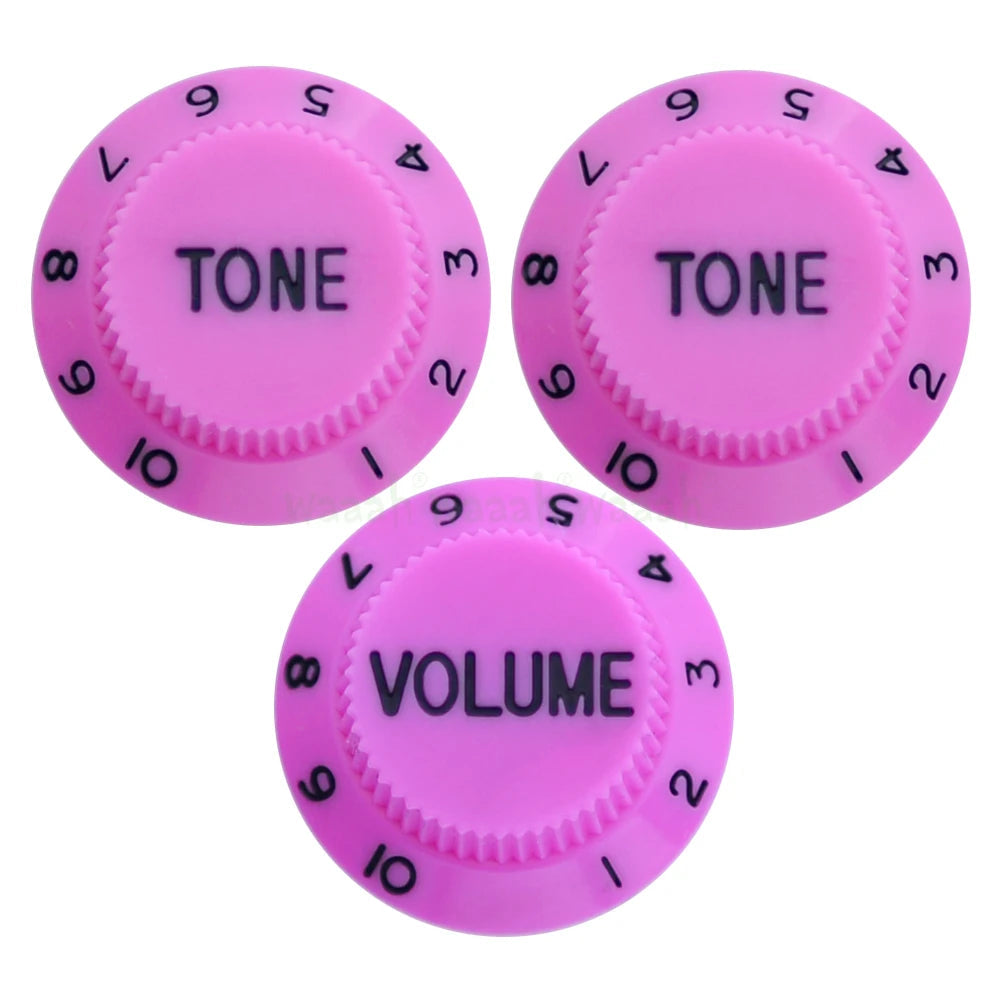 Electric Guitar Control Knobs, 24 Spline Imperial - Multiple Colors Knobs from Ploutone