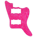 Jazzmaster HH Pickguard - Pickup and Screw Holes Only (No Controls) - 4-Ply Pink Pearl - Ploutone