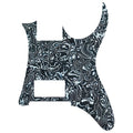 Ibanez RG350EX Single Humbucker Pickguard (No Control Knob) - 4-Ply Black & White Shell - Ploutone