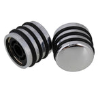 Chrome Alloy Guitar Knobs, 18 Spline Metric 6mm - Silver Default Title - Ploutone