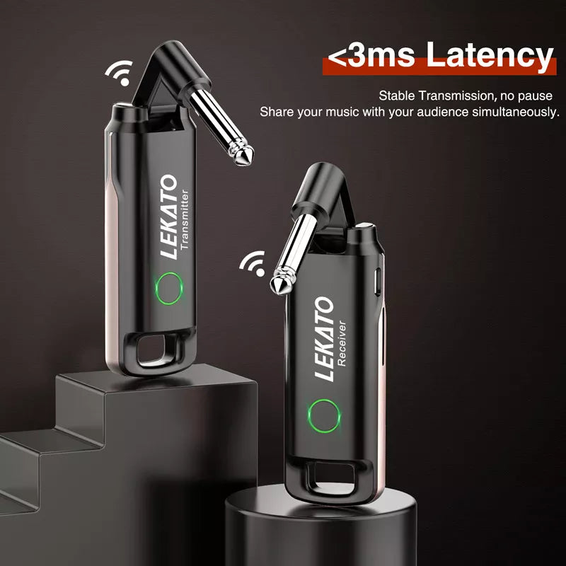 LEKATO WS-70 Rechargeable Wireless Guitar System - Ploutone