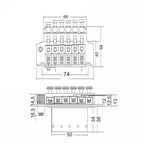 Wilkinson Floyd Rose® Double Locking Tremolo System - Ploutone