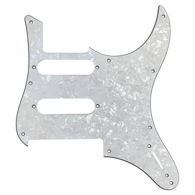 Yamaha Pacifica 112V, 212V, 612V Pickguard - 30+ Colors 4-Ply White Pearl - Ploutone